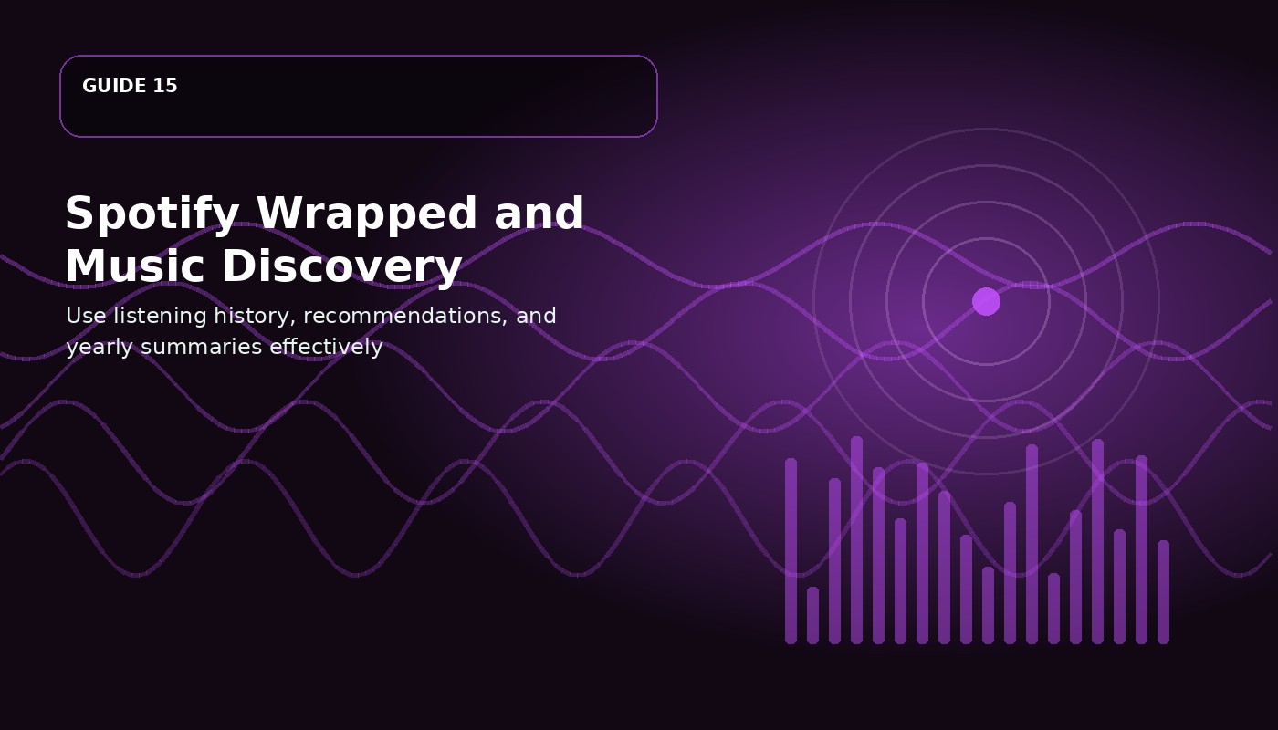 Spotify Wrapped and Music Discovery: Make More of Your Listening History